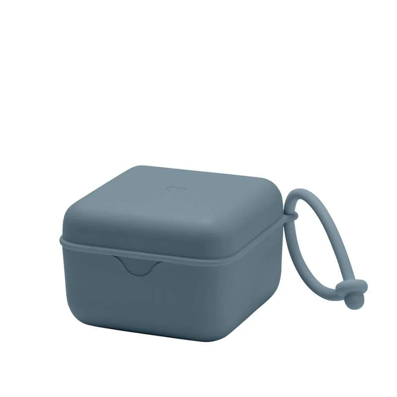 BIBS Accessories Pacifier Box - Sutteboks m. Plads til 3 Sutter - Petrol : 3--1 Edition