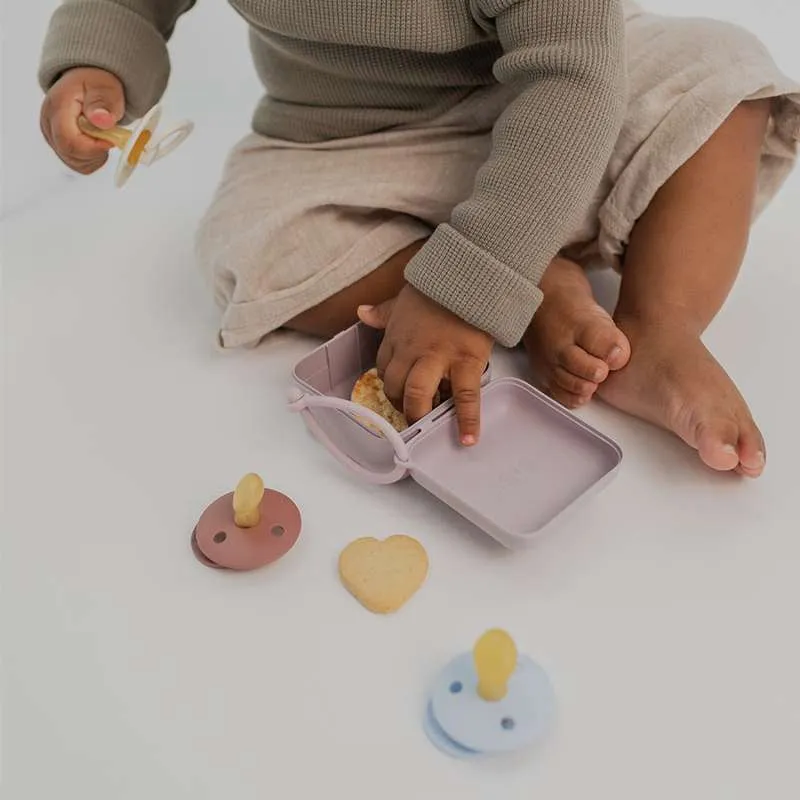 BIBS Accessories Pacifier Box - Sutteboks m. Plads til 3 Sutter - Petrol : 3--1 Edition