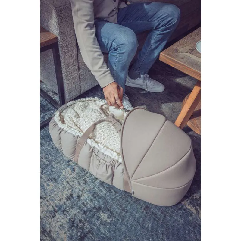 Sebra Kaleche til 3-i-1 Babynest - Jetty Beige | LATCH System | Level Indicator
