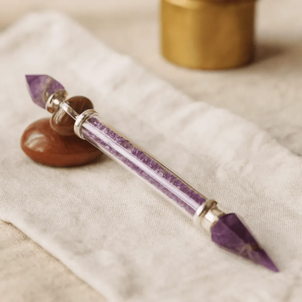 Kristalna štapina od ametista – Shiva Lingam