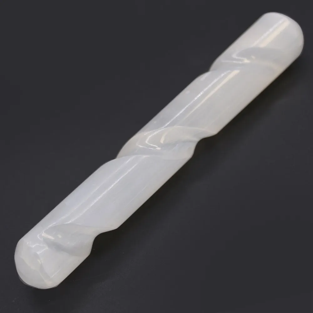 Selenit štapić spirala 16 cm zaobljeni krajevi
