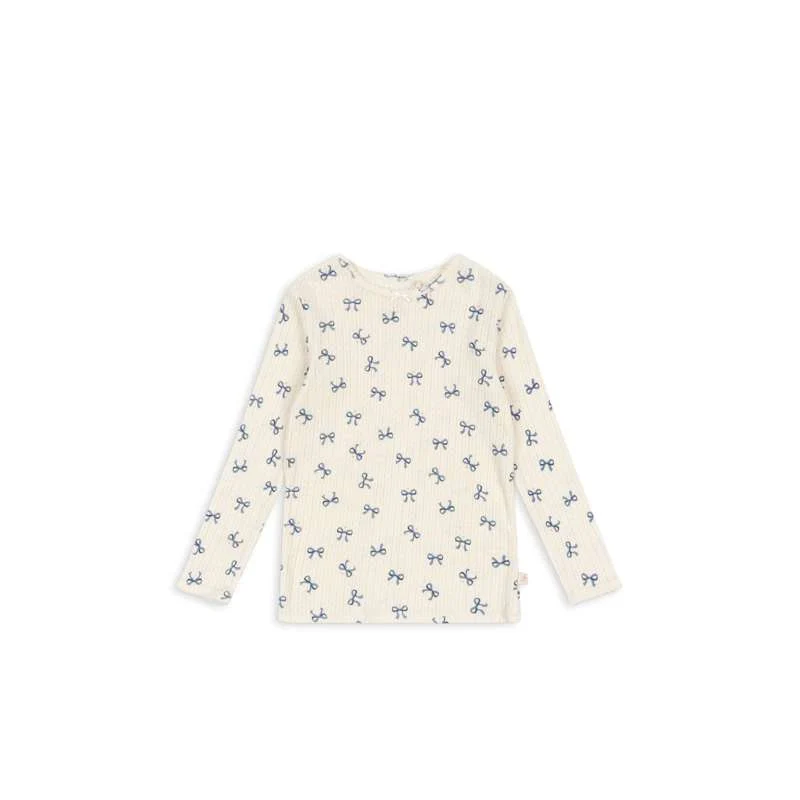 Konges Sløjd Minnie Bluza - GOTS - Mašna/Plava Storage Box