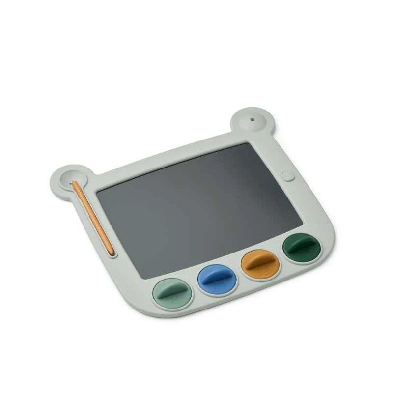 Liewood Venzora LCD Tegnetavle m. Stempler - Dove Blue Multi Mix