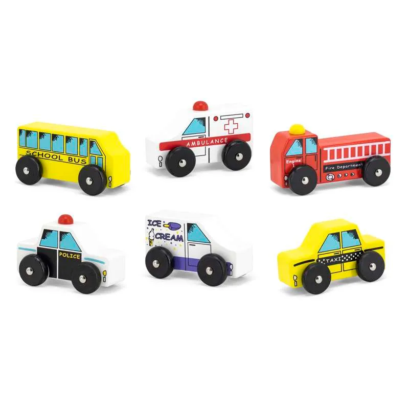 Kid'oh Postavite s gradskim automobilima - 6 kom.