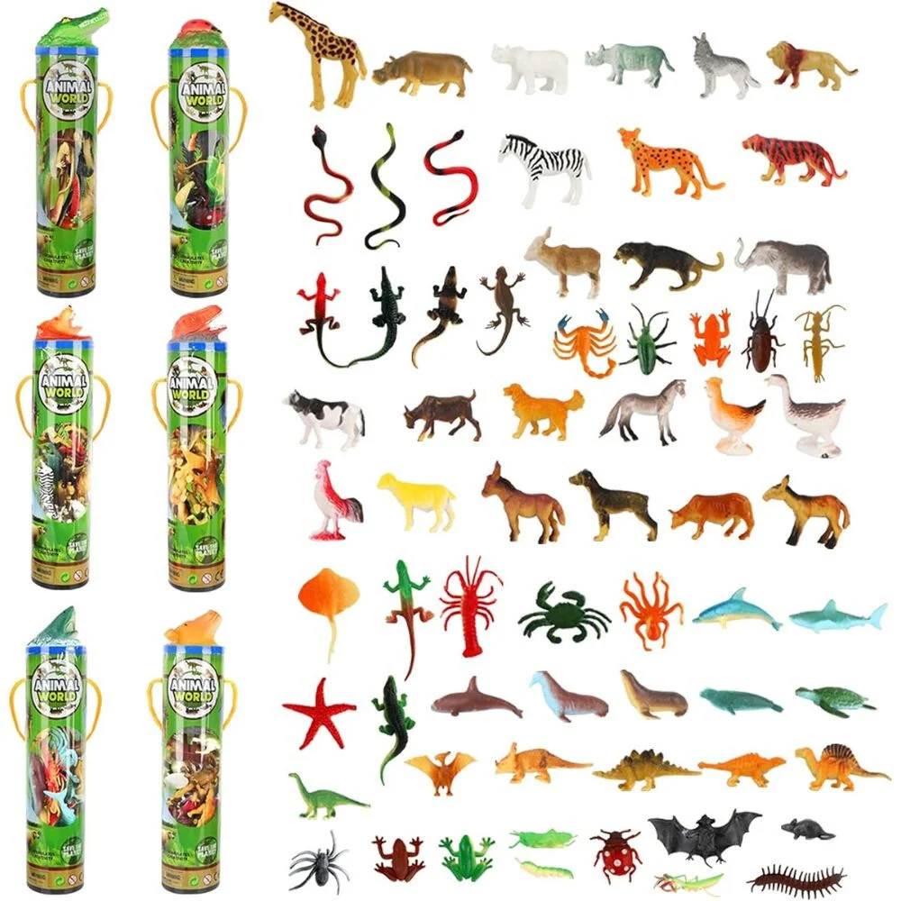 BeebeeRun set od 6 mekanih životinjskih figura - za djecu