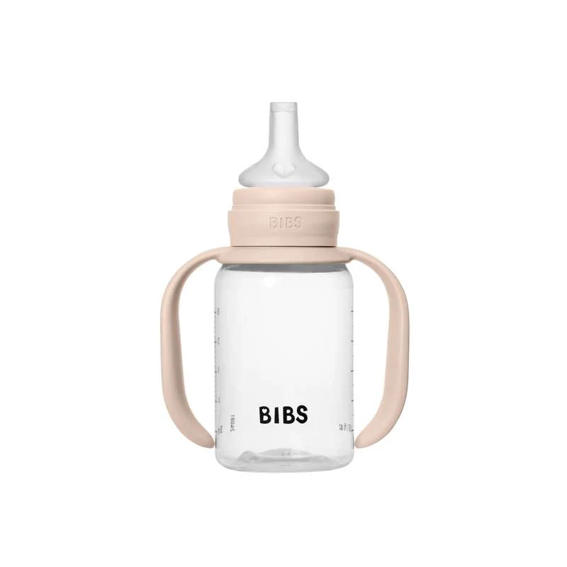 BIBS Bottle - Sutteflaskesæt - Plastik - Silikone - Sippy - 150 ml. - Blush