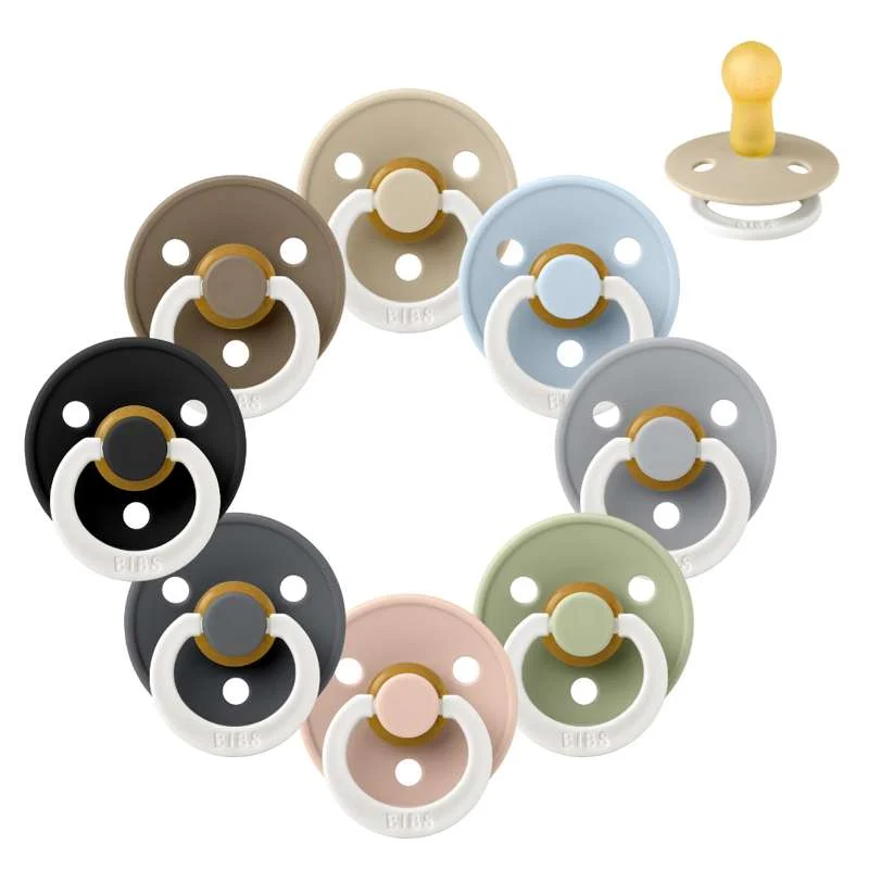 Bibs Okrugla Colour Duda - Sampak - 8 kom. - vel. 2 - Spavaj durable, mala - GLOW