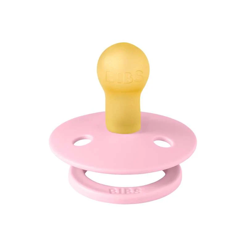 BIBS Rund Colour Sut - 2-Pak - Str. 1 - Naturgummi - Moomin - Dreaming - Baby Pink Mix