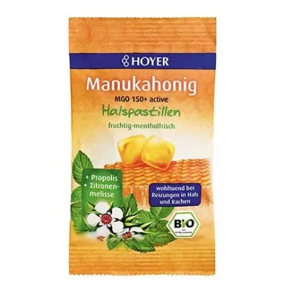 BIO Pastile za grlo od Manuke meda Hoyer 30g