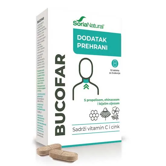 Bucofar, tablete za žvakanje, Soria Natural 12 kom