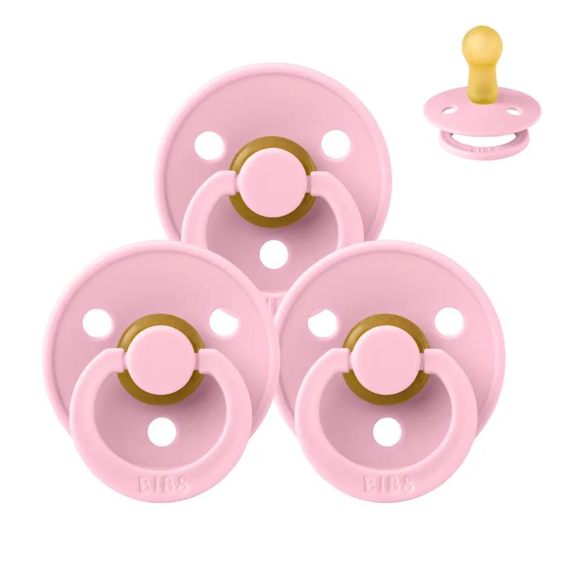 Noćne pelene Bibs Okrugla Colour Duda - Sampak - 3 kom. - vel. 2 - Baby Pink