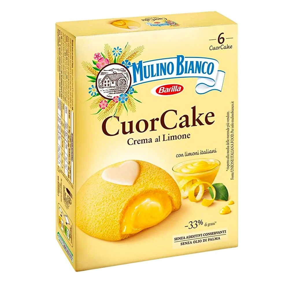 Cuor Cake Mulino Bianco, 6 kolač s kremom od limuna od 210g