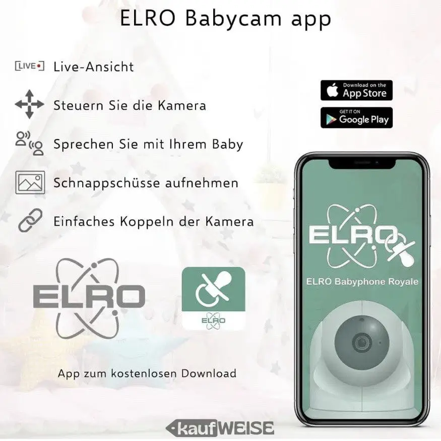 ELRO BC4000-C dodatna kamera (Full HD, zakretna)
