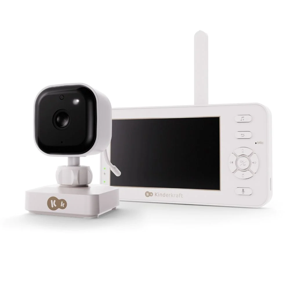 Kinderkraft NITEEYE TRAVEL bežični baby monitor sa stalkom za kameru, White