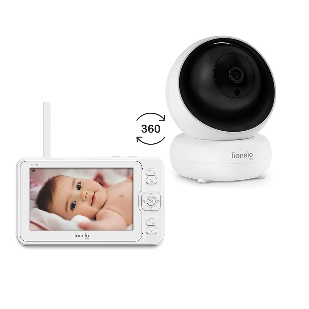 Lionelo baby monitor dvosmjerni Babyline 8.3 360, White