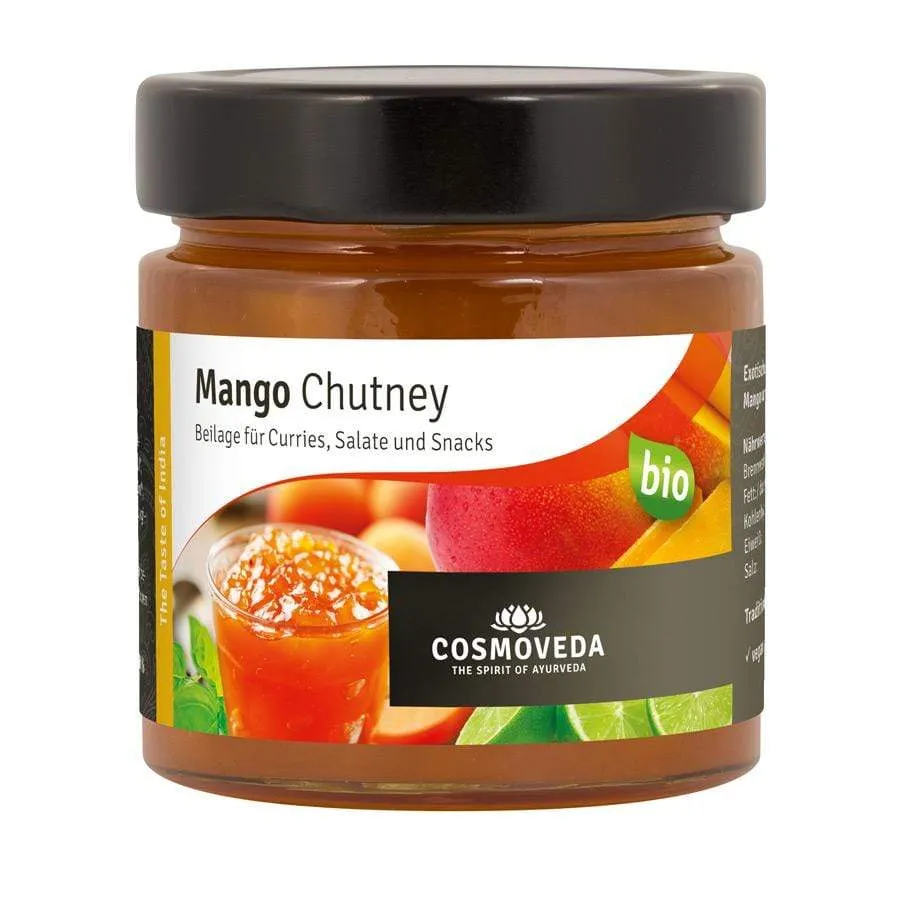 BIO Chutney mango bez glutena Cosmoveda 225g