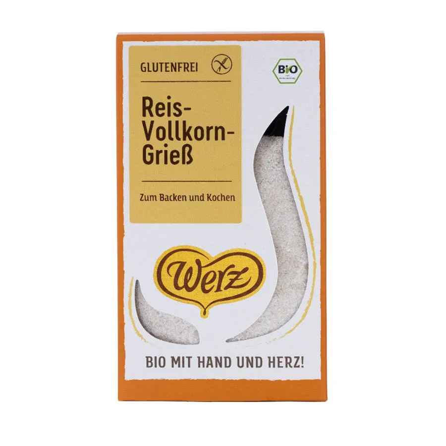 BIO Krupica (griz) od integralne riže bez glutena Werz 250g