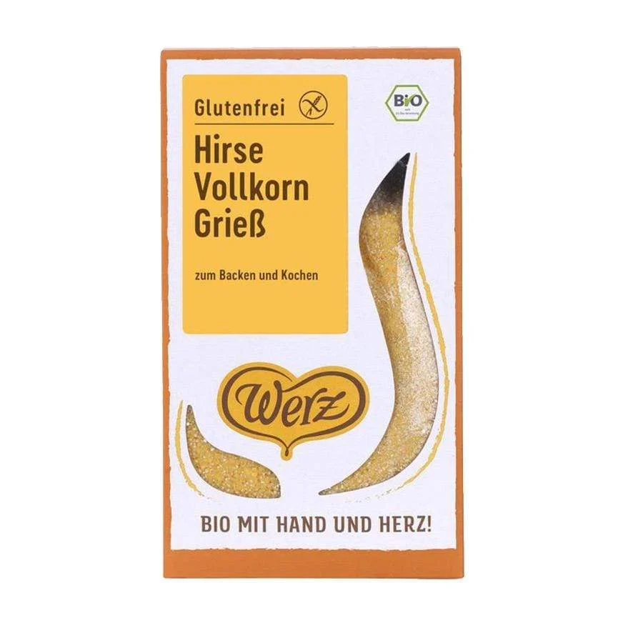 BIO Krupica (griz) od integralnog prosa bez glutena Werz 250g