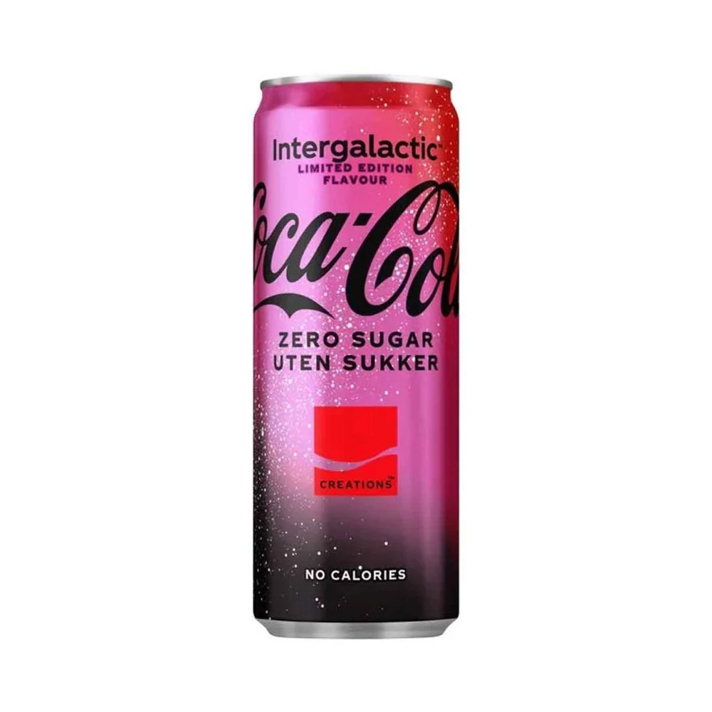 Coca Cola Intergalactic Limited Edition Zero Sugar, coca cola s okusom voć bez šećera od 250ml