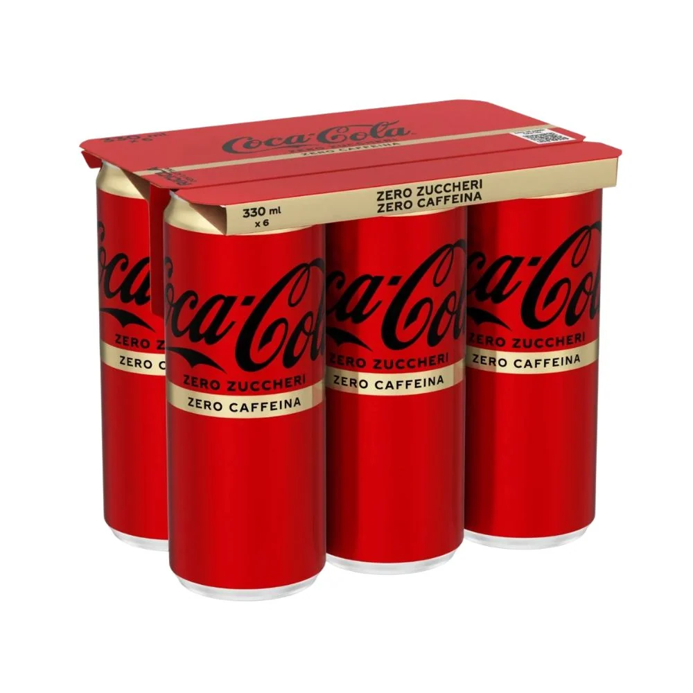 Coca-Cola Bez Šećera Bez Kofeina, 6 limenki Coca-Cola bez kofeina i šećera od 330ml