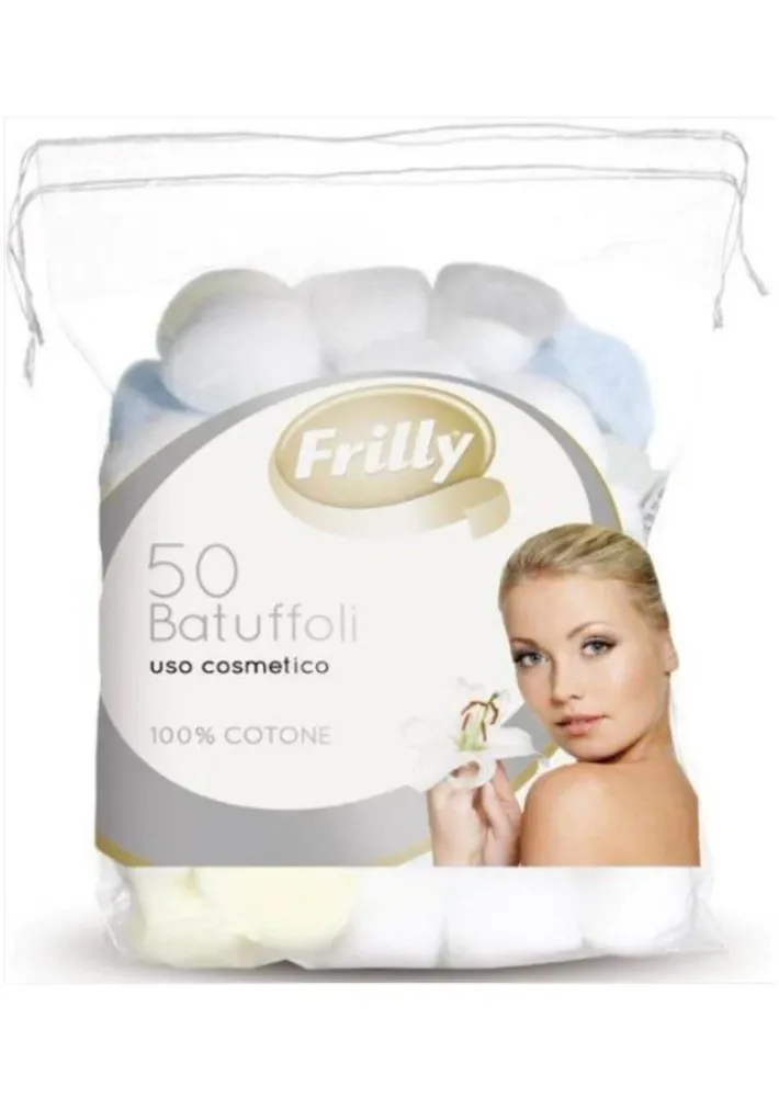 Frilly Cotton balls x 50