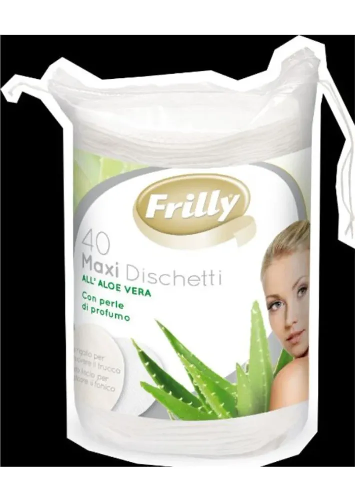 Frilly Cotton Makeup Remover Aloe Vera Maxi x 40