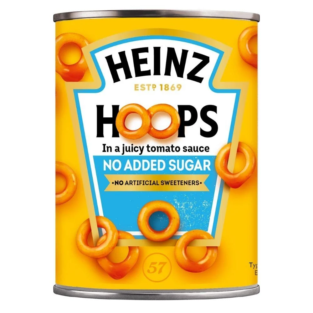 Heinz Hoop Bez Dodanog Šećera, špageti s rajčicom bez dodanog šećera od 400g
