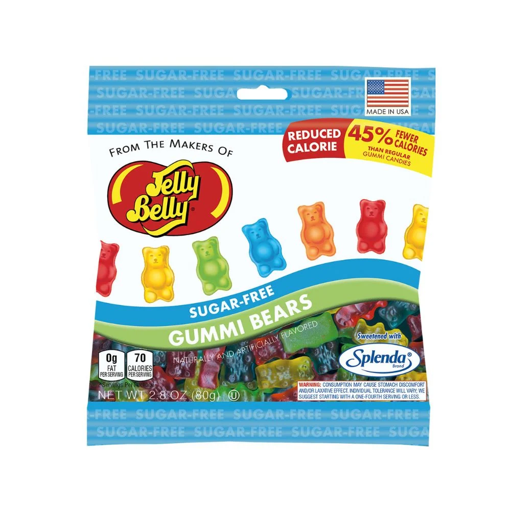 Jelly Belly Bears, gumeni medvjedići s okusom voć bez šećera od 80g