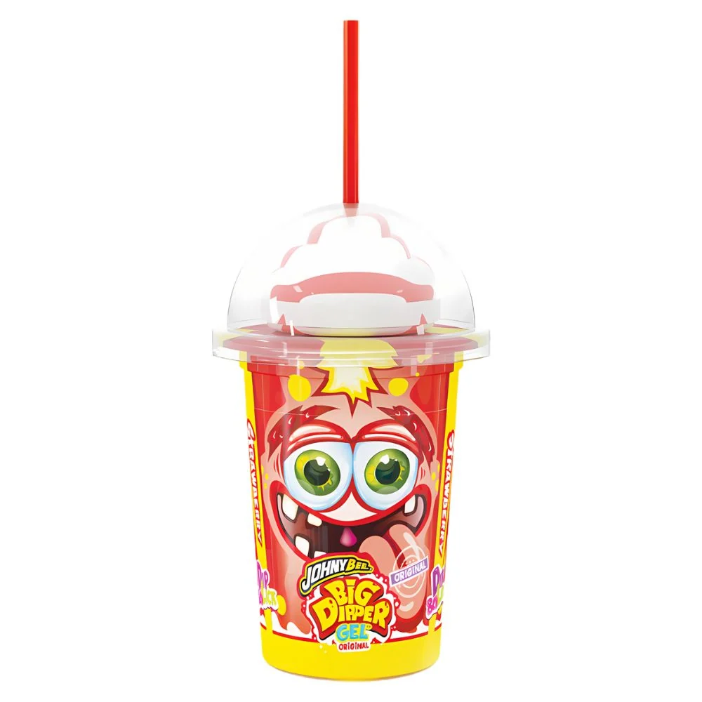 Johny Bee Strawberry Big Dipper Gel, lizalica s gelom okusa jagode od 50g