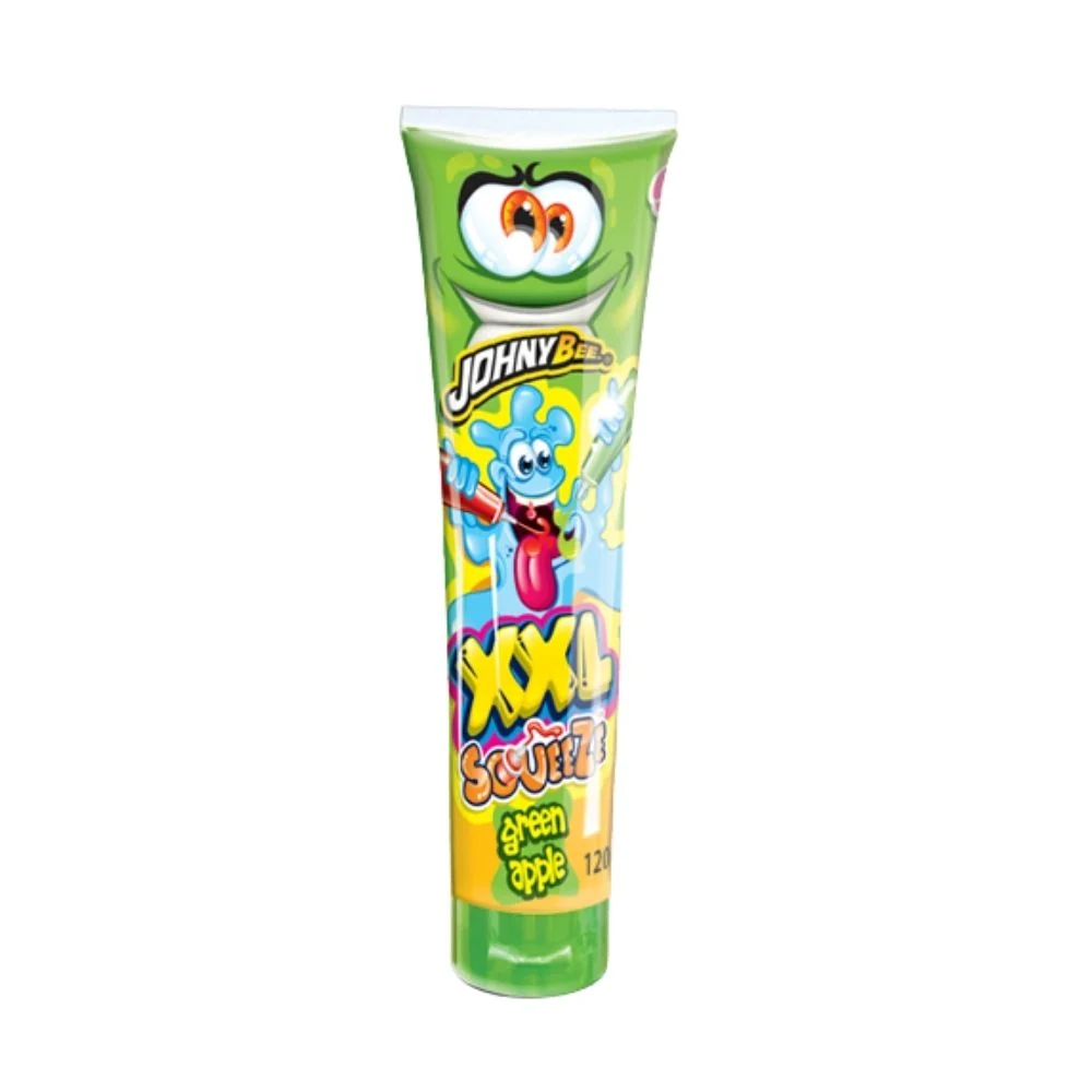 Johny Bee XXL Squeeze Green Apple, zelena jabuka gel bombon od 120g