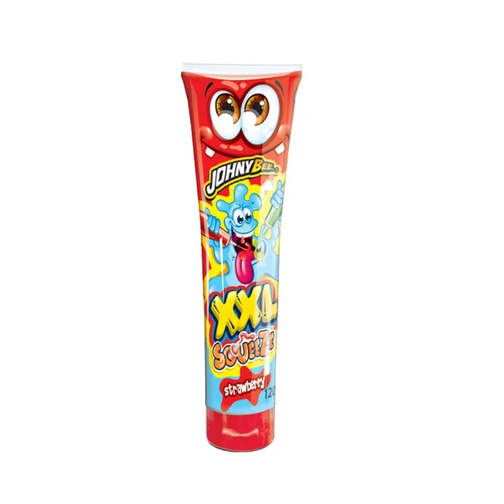 Johny Bee XXL Squeeze Strawberry, gel bombon od jagode od 120g