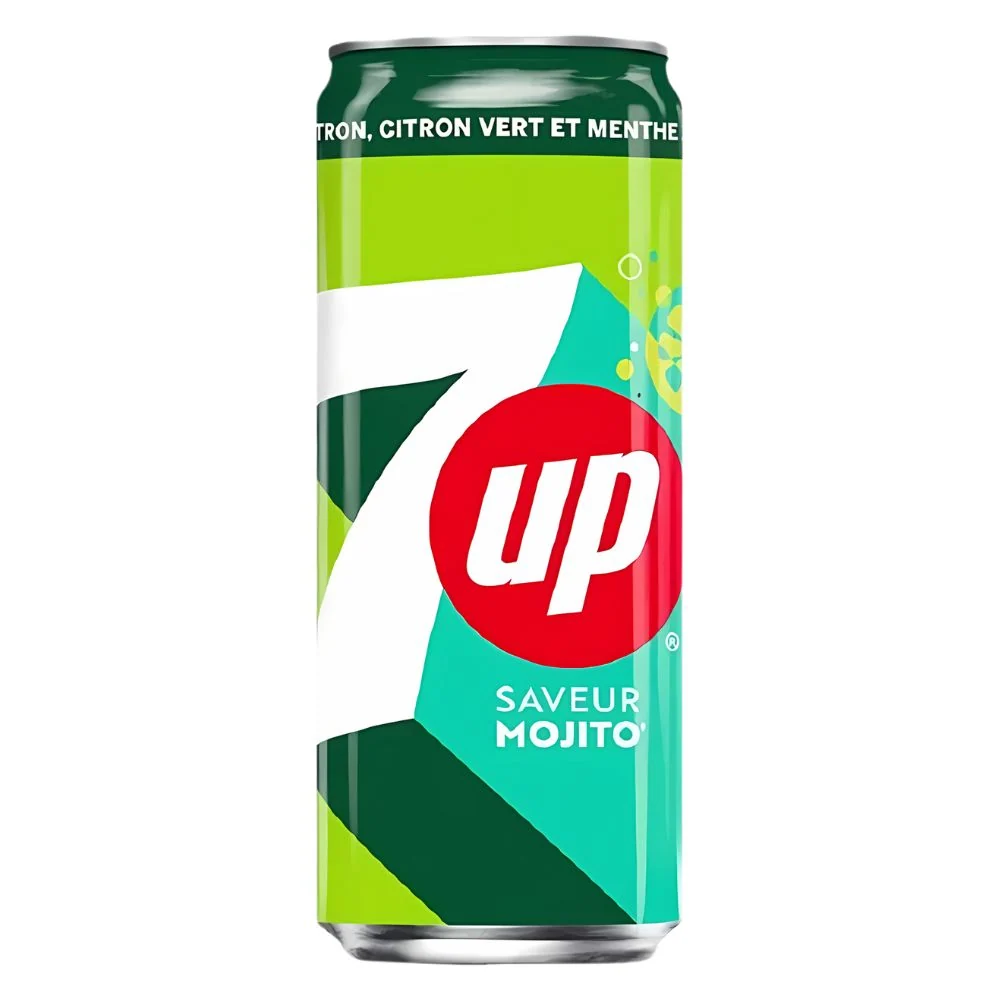 7 Up Mojito Zero Sugar, piće s okusom mojita bez šećera od 330 ml