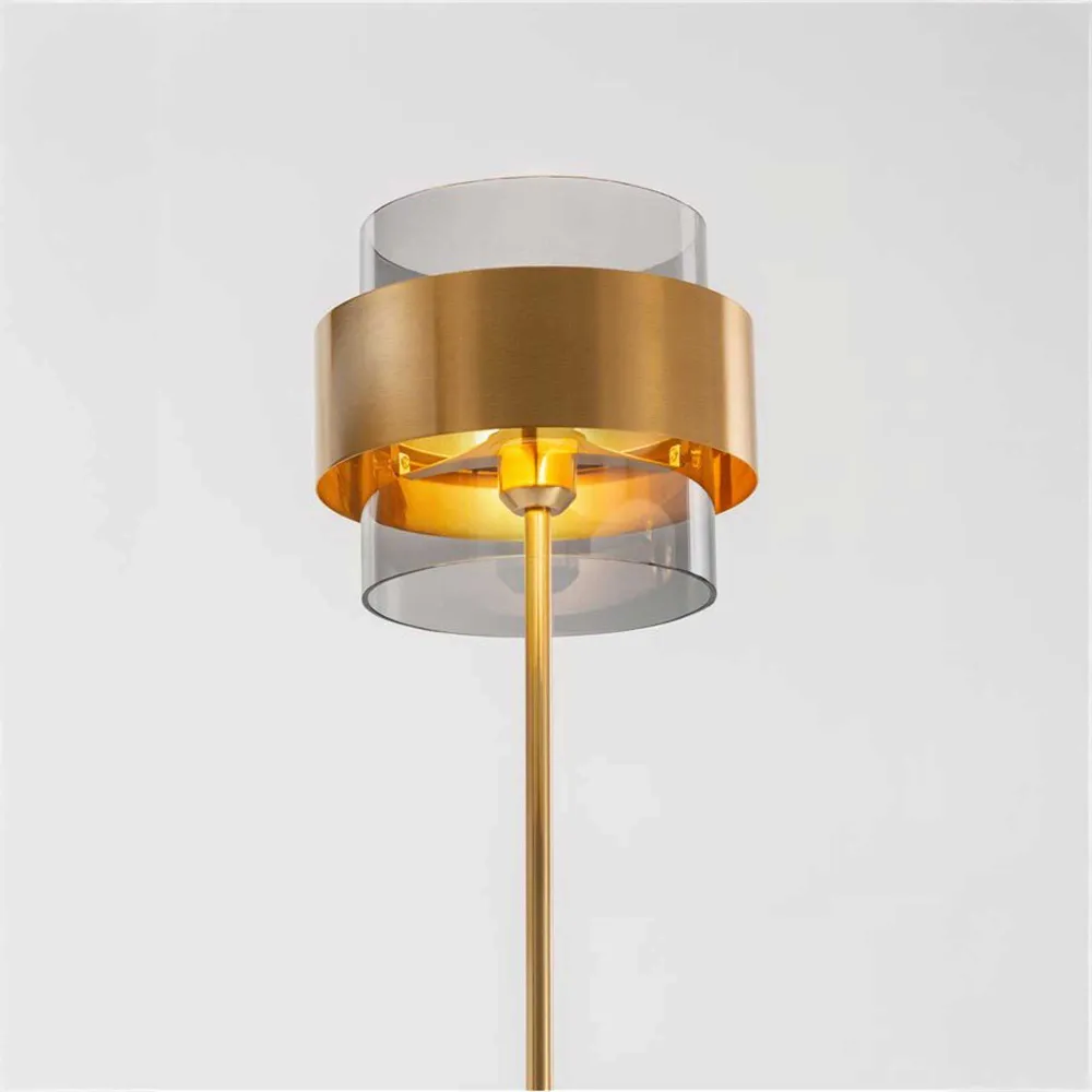 Nova Luce Sianna E27 staklena podna lampa