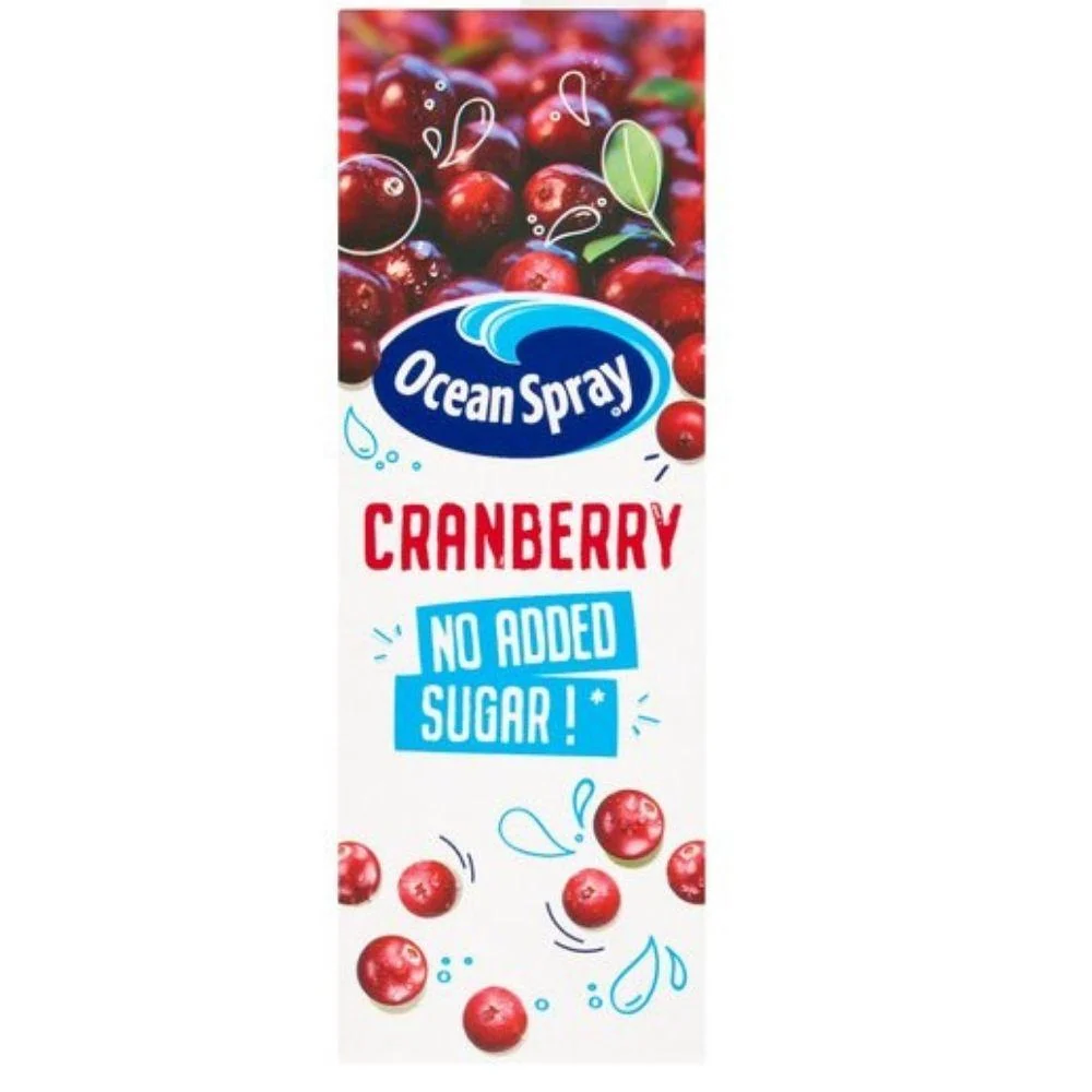 Ocean Spray Cranberry Bez Dodanog Šećera, sok od brusnice bez šećera 1l