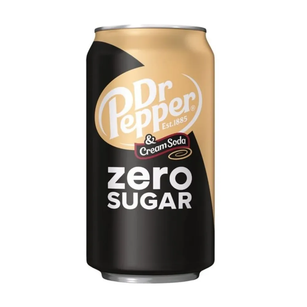Dr Pepper Zero Cream Soda, napitak s vanilijom bez šećera od 355ml