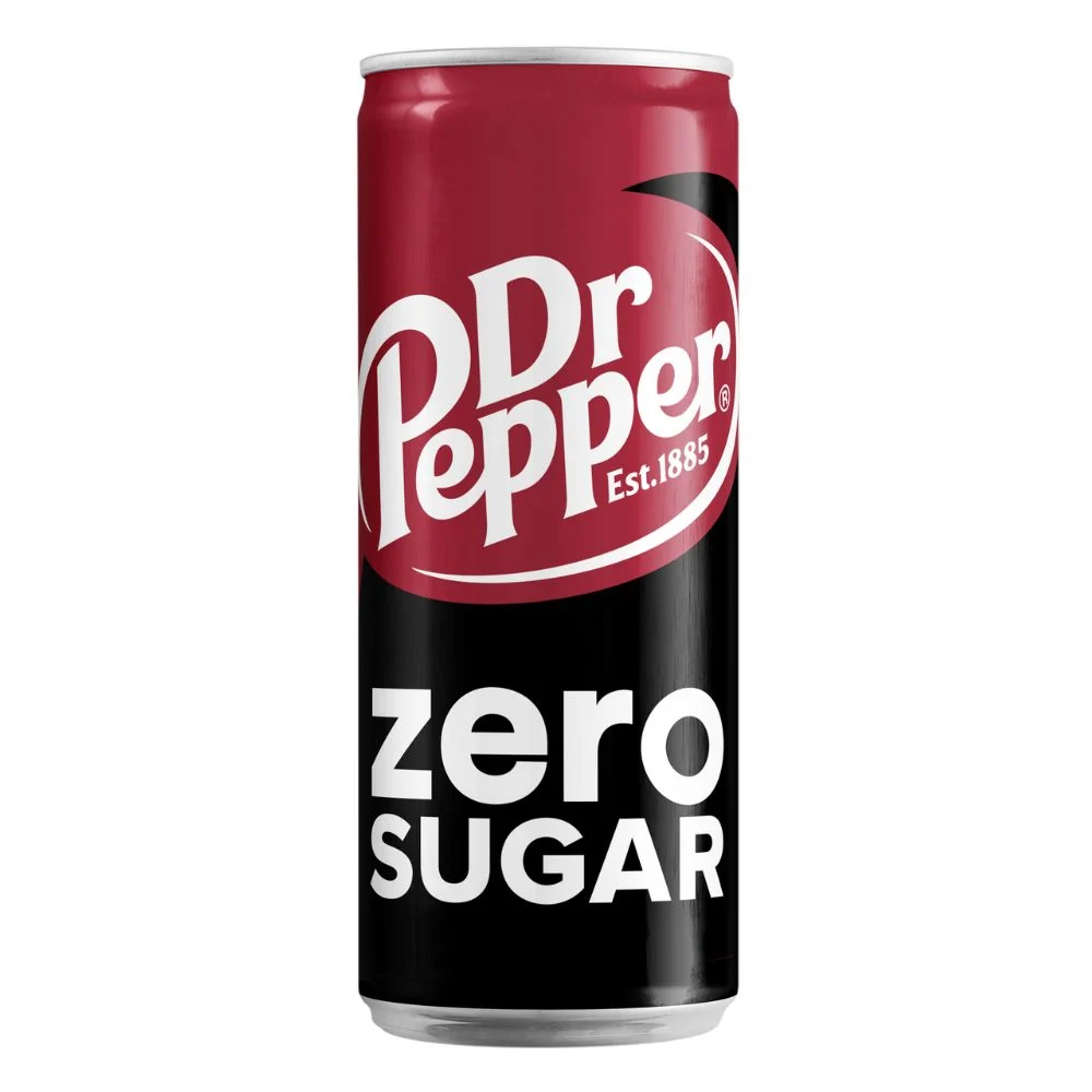 Dr Pepper Zero, piće od vanilije i trešnje bez šećera od 330 ml