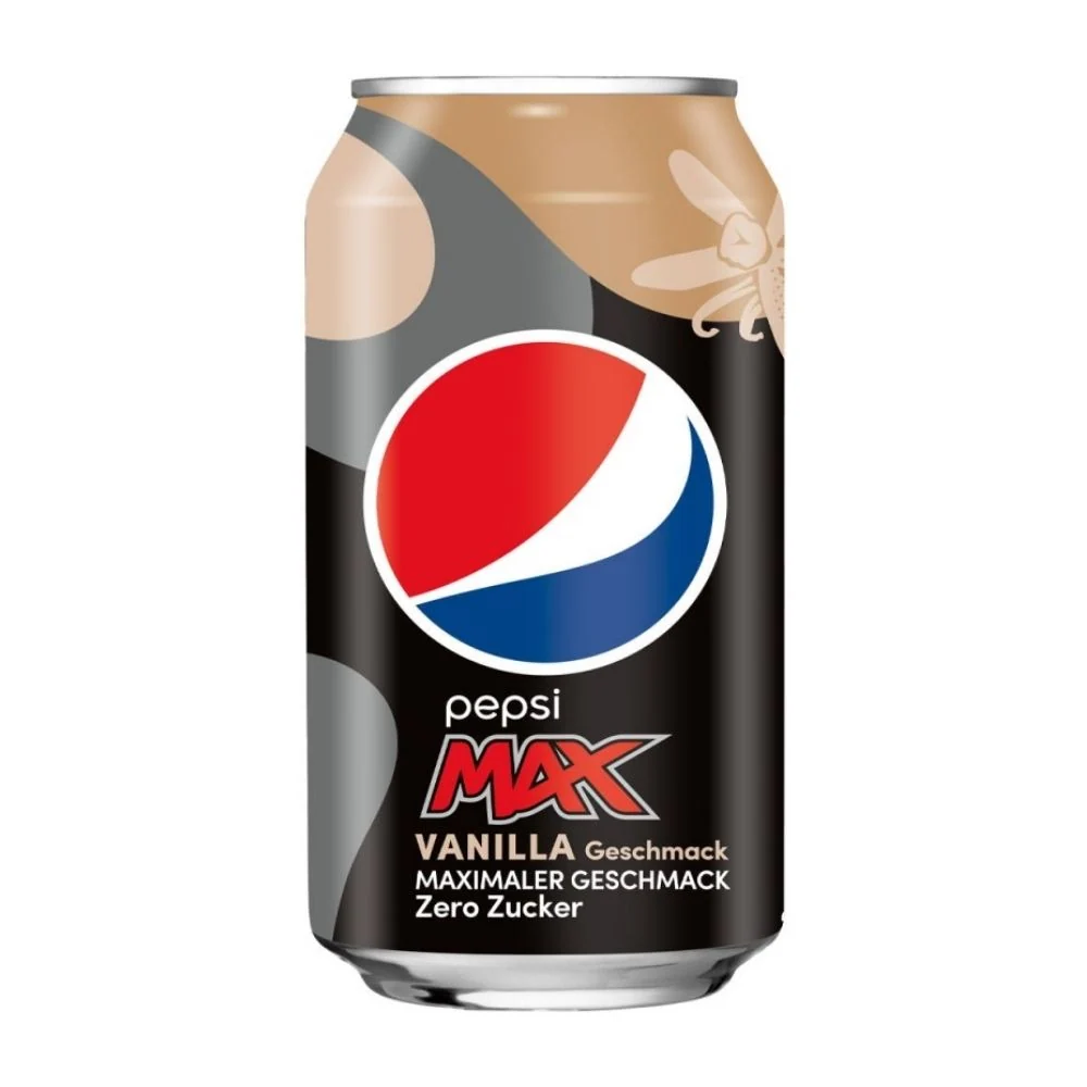 Pepsi Max Vanilla, napitak od vanilije bez šećera od 330ml