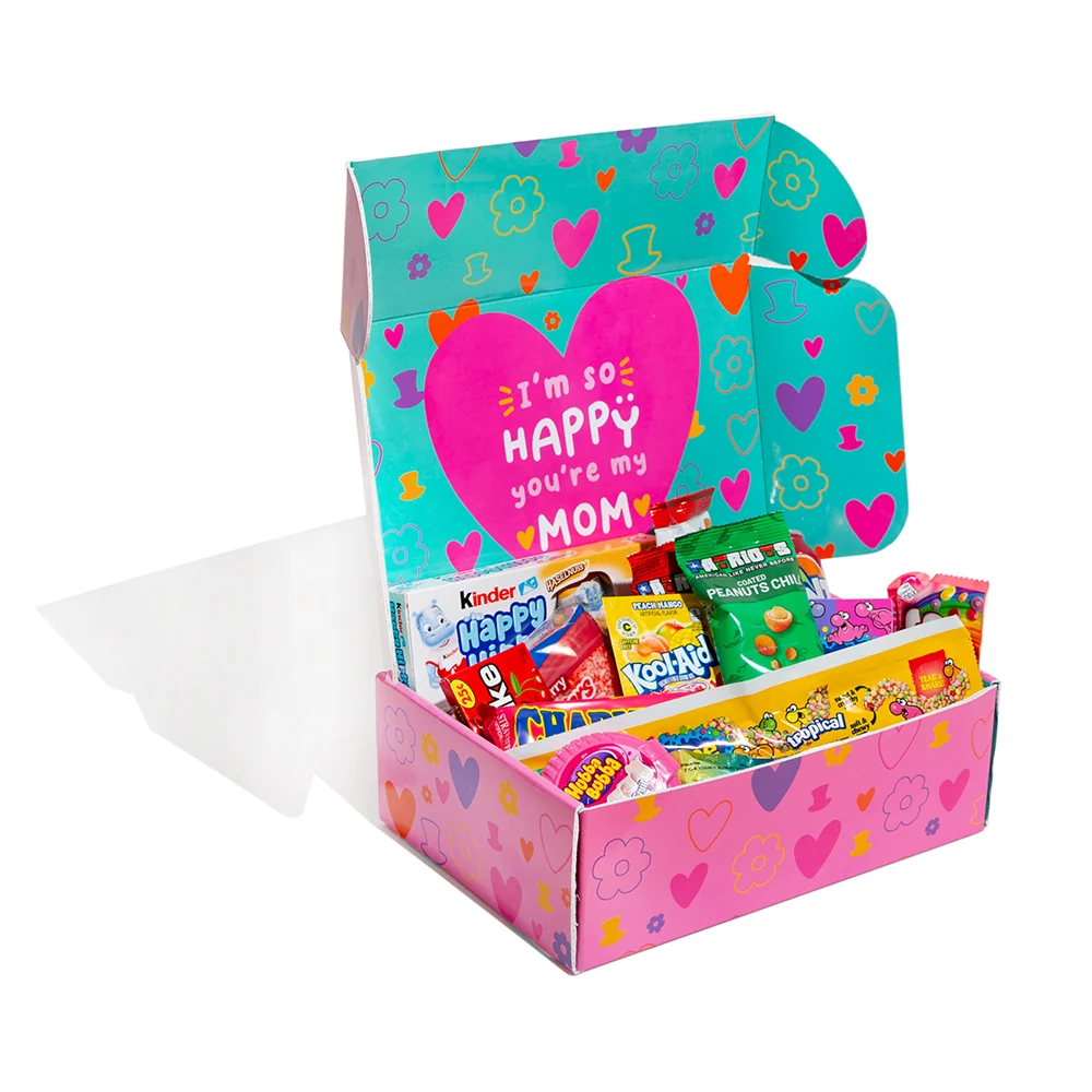 Snack Box - Mom Edition + Poklon za mamu Box + Candy Box - Super Mama Edition od 1kg iznenađenje