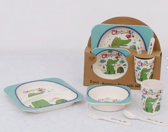 NB Trade BAMBOO SET children Crocodile 5pcs