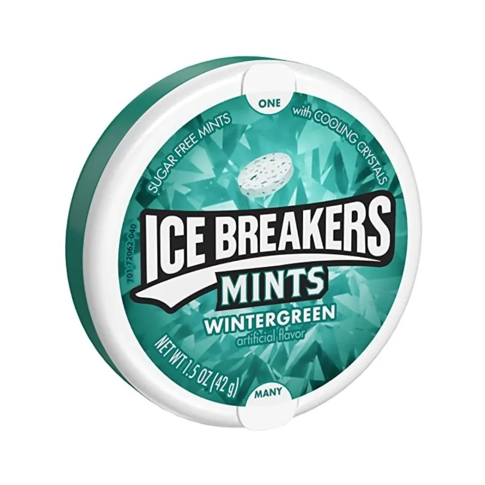 Wintergreen Ice Breakers, bomboni bez šećera od 42g