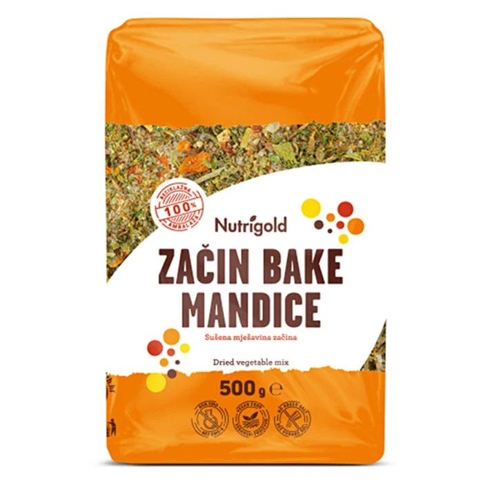 Zdravi mix začina bez soli bake Mandice Nutrigold 500g