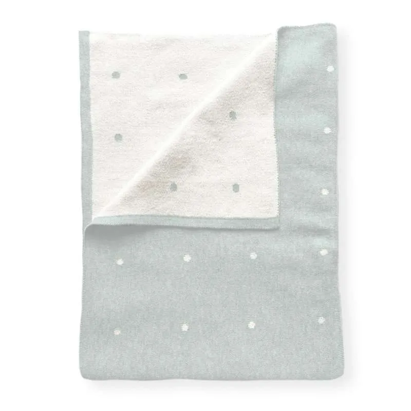 Growth Chart Alfabetdyr Baby tepih od ekološkog pamuka - Dusty Mint