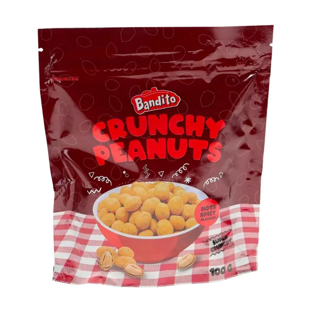 Bandito Crunchy Peanut Hot & Spicy Flavour, tostirani kikiriki s okusom ljutog čilija od 100g