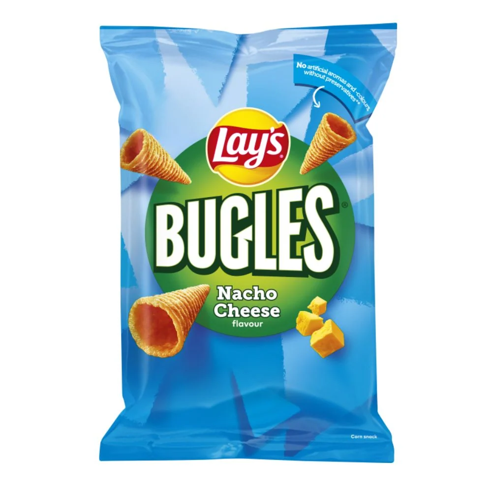 Lay's Bugles Nacho Cheese, sirni čips od 30g