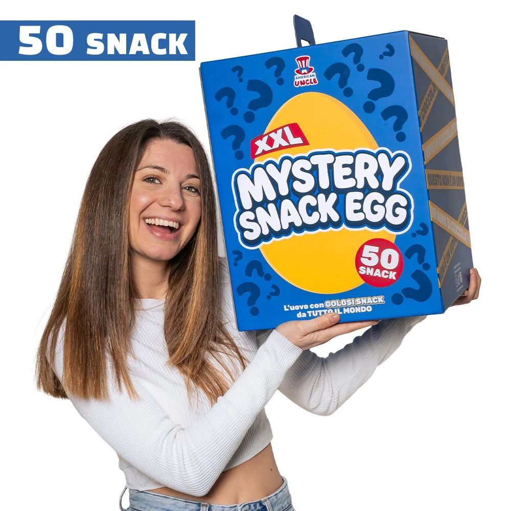 AU Misterij Snack Egg XXL, jaje od 50 snack slatkih i slanih iznenađenja