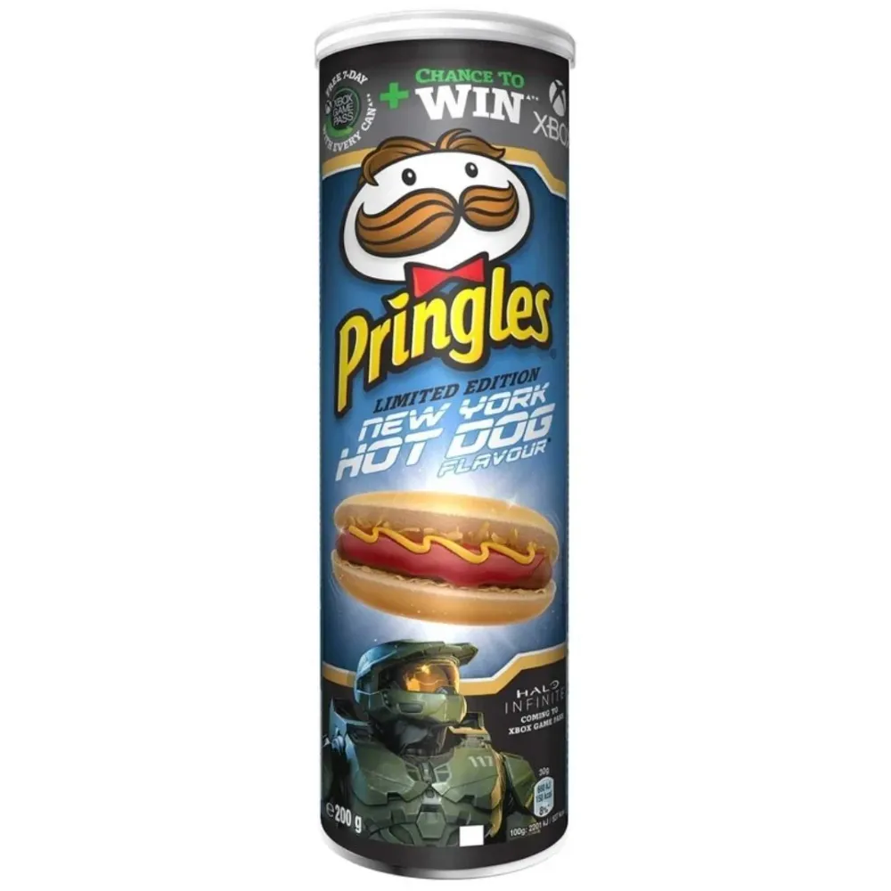Pringles New York Hot Dog, čips s okusom hot doga od 200g
