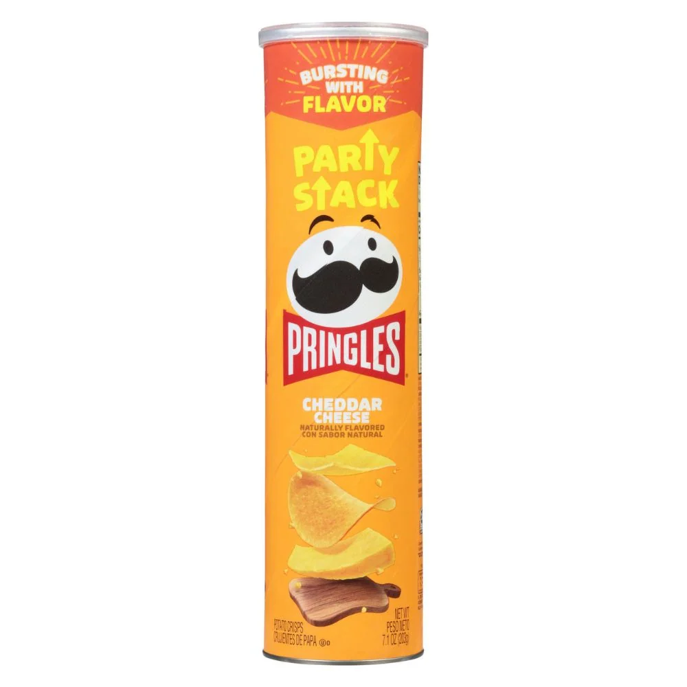 Pringles Party Cheddar Cheese, čips od cheddar sira od 203g