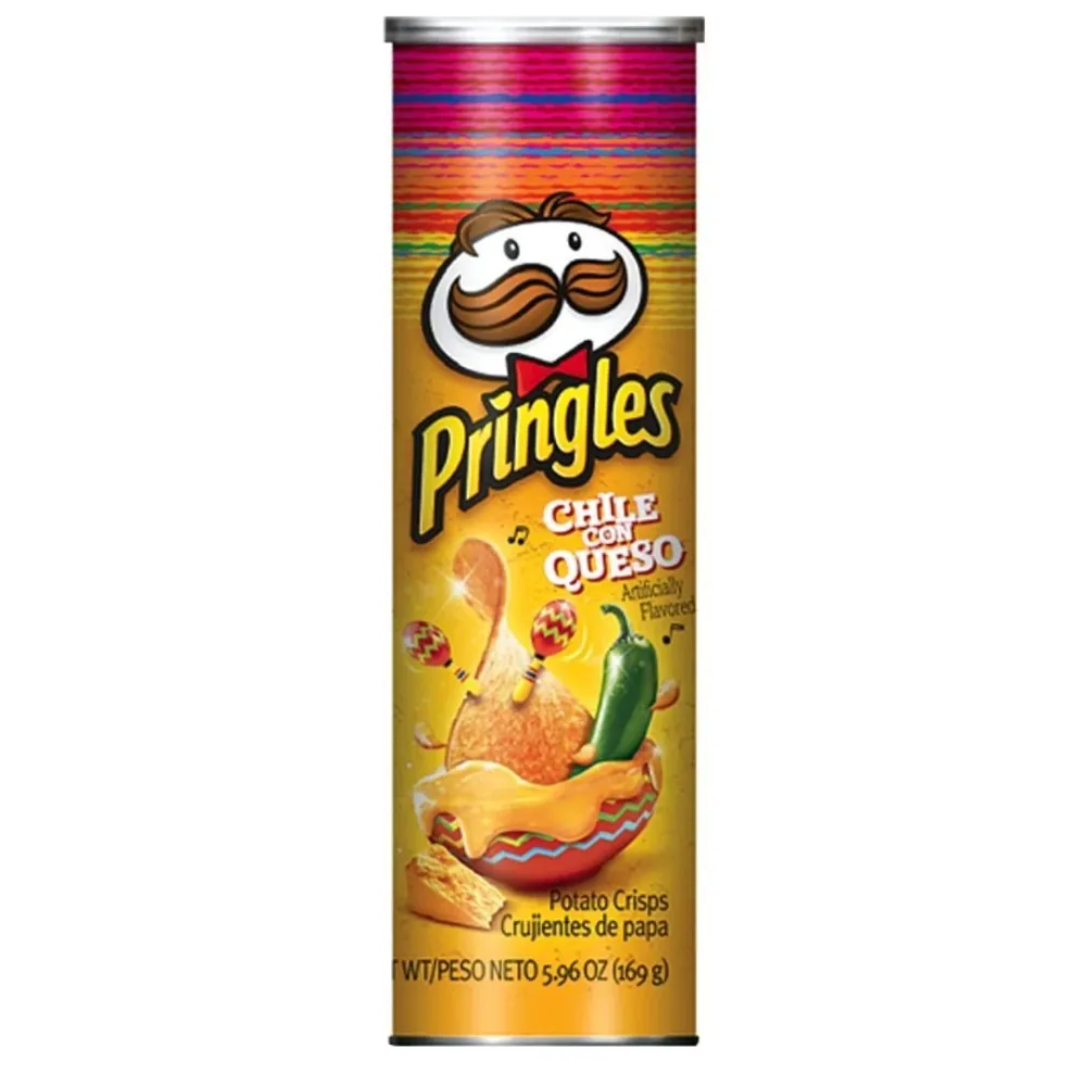 Pringles Tangy Buffalo Wing, čips s piletinom i pikantnim sirom od 158g