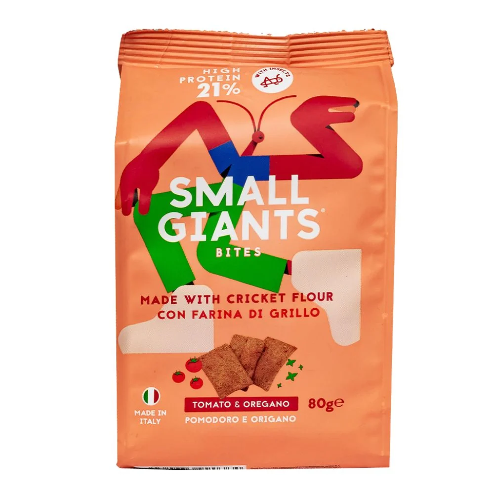 Small Giants Bites Rajčica i Origano, zalogaji aromatizirani okusom rajčice i origana od 80g
