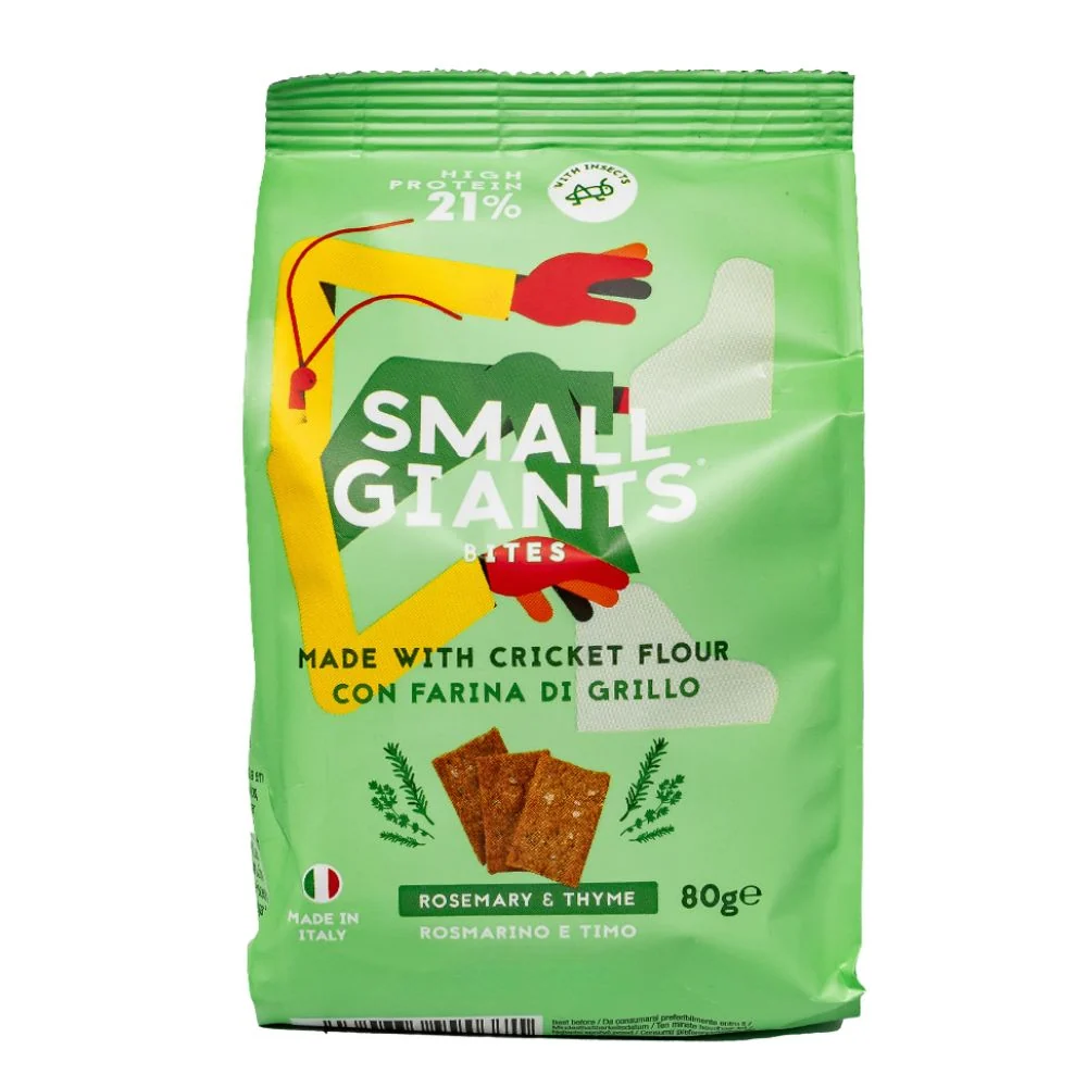 Small Giants Bites Ružmarin & Timijan, zalogaji aromatizirani okusom ružmarina i timijana od 80g